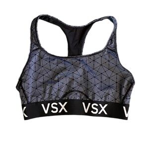 {VICTORIA'S SECRET} VSX Logo Low Impact Pullover Sports Bra